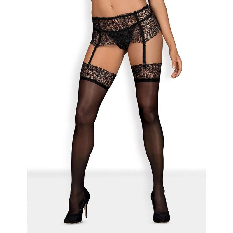 beaded women sexy lingerie designsObsessive - Chiccanta Stockings Black L/XL