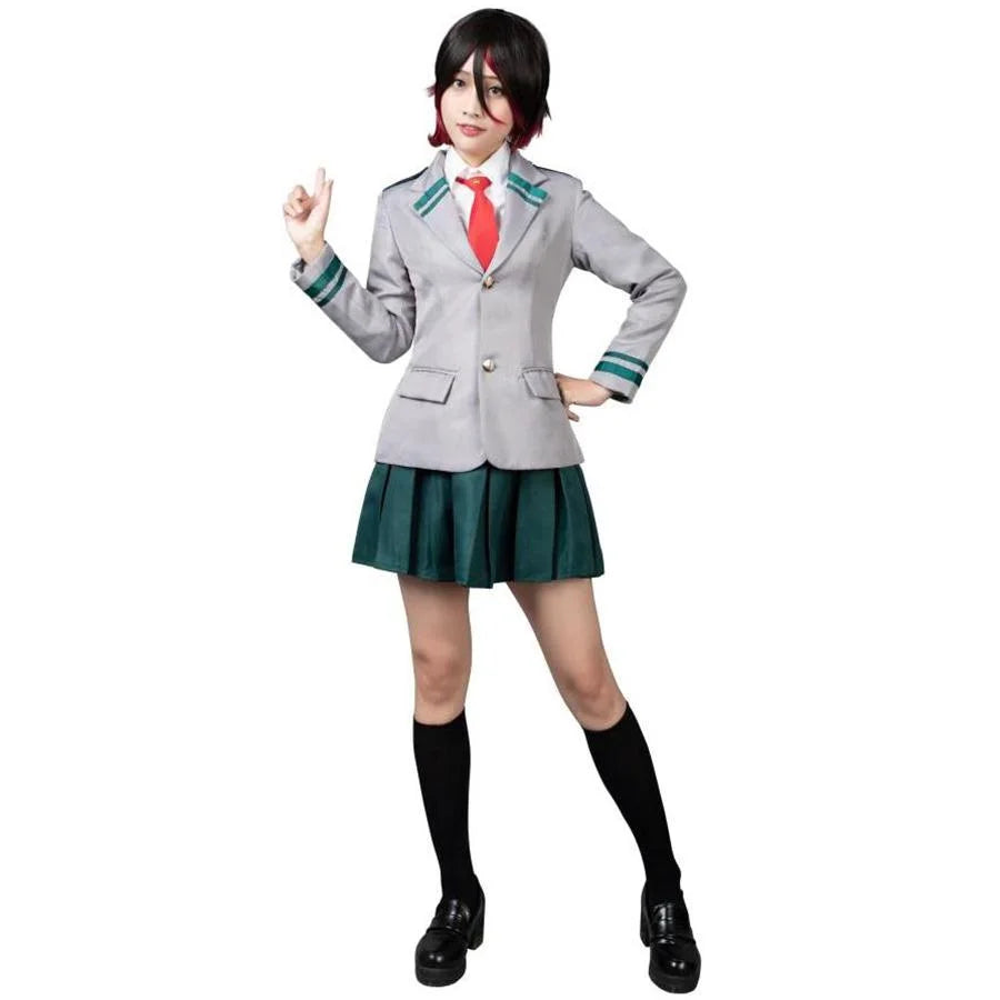 women cosplay costumes with prop - recommendations【READY TO SHIP】BNHA My Hero Academia Females Winter School Uniforms Costume mp004144