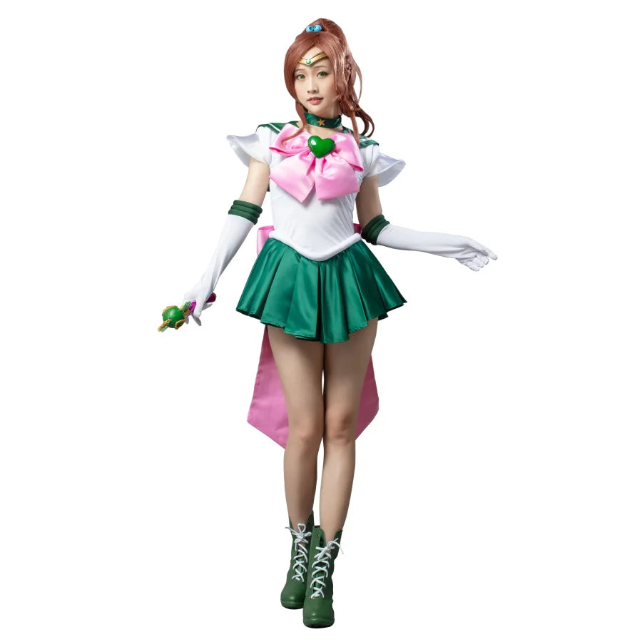 women plus - size cosplay costumes comfortSailor Super S Film Sailor Jupiter Makoto Kino Lita Cosplay Costumes mp001406