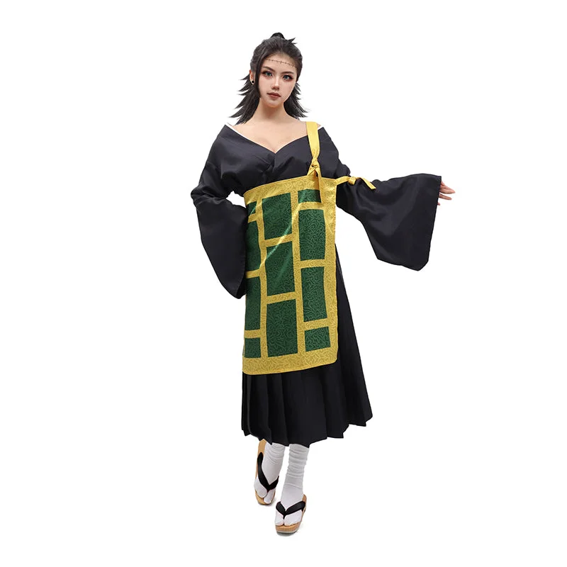 women cosplay costumes for fan - meetupsKenjaku Women JJK Cosplay Costume Full Set with Cassock Geto Suguru Kasaya Robe Dress Kimono Anime Outfits Suit for Halloween