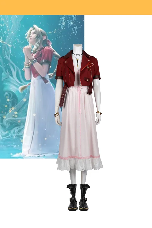 women villain group cosplay costumesAerith Gainsborough Final Fantasy 7 Rebirth Custom Costume