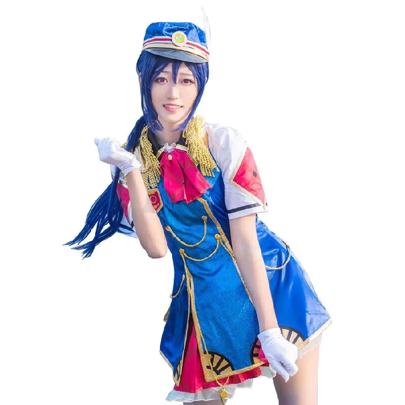 women historical cosplay costumes accurateLoveLive!Sunshine!! Aqours HAPPY PARTY TRAIN Kanan Matsuura Cosplay Costume mp005215