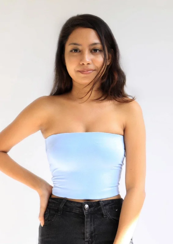 high - neck women tube top for a sophisticated and modest styleSkylar Tube Top