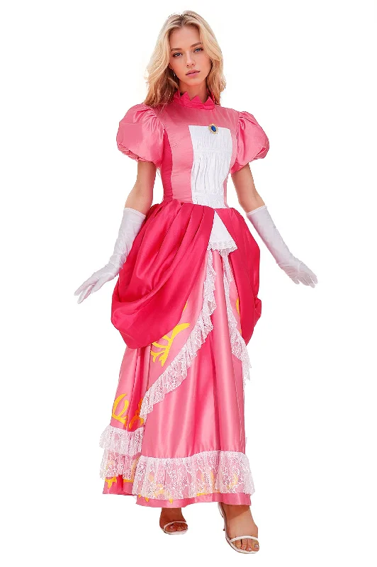 women petite cosplay costumes proper - fitDeluxe Princess Peach Costume