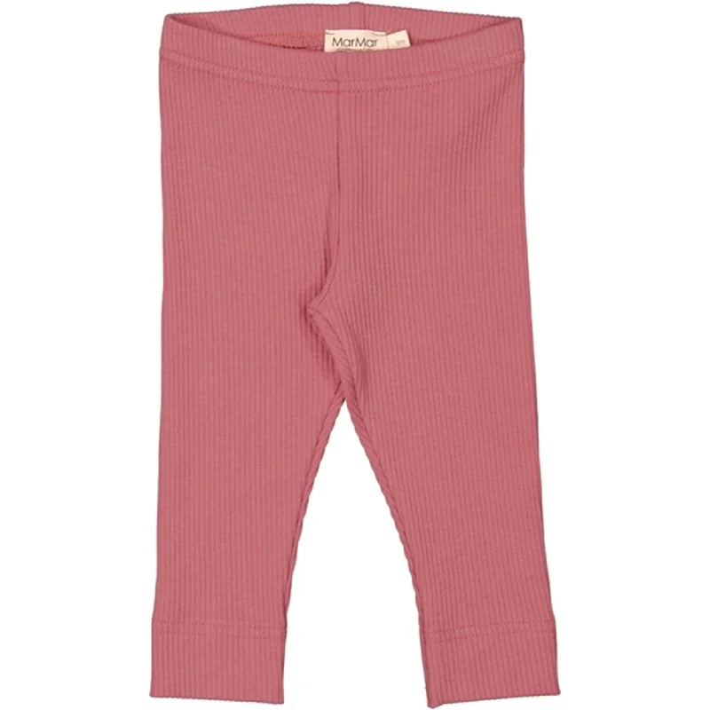 Women's Fleece - Lined Tight Trousers in Dark Blue for Warmth in Cold WeatherMarMar Modal Pink Rouge Leg Leggings