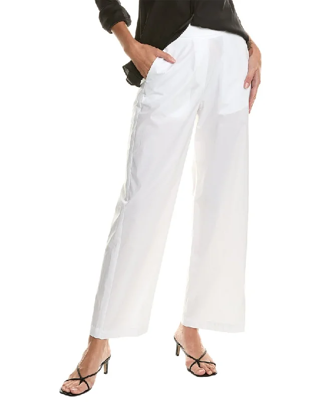 Women's High - Waisted Tight Trousers with Side Slits in Beige for a Trendy LookPiazza Sempione Anna Pant