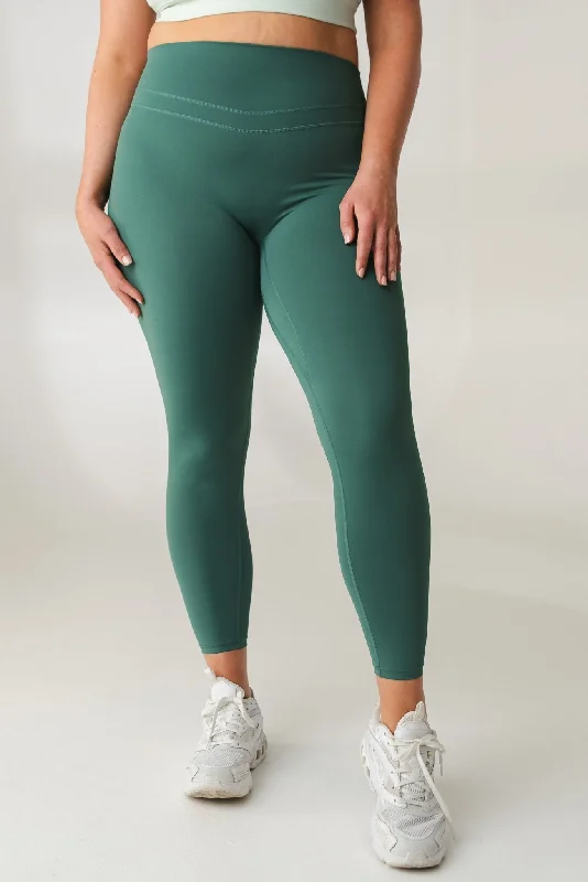 High - Waisted Women's Leather Tight Trousers in Black for a Rock - Chic LookVitality Revive Pant - Jade