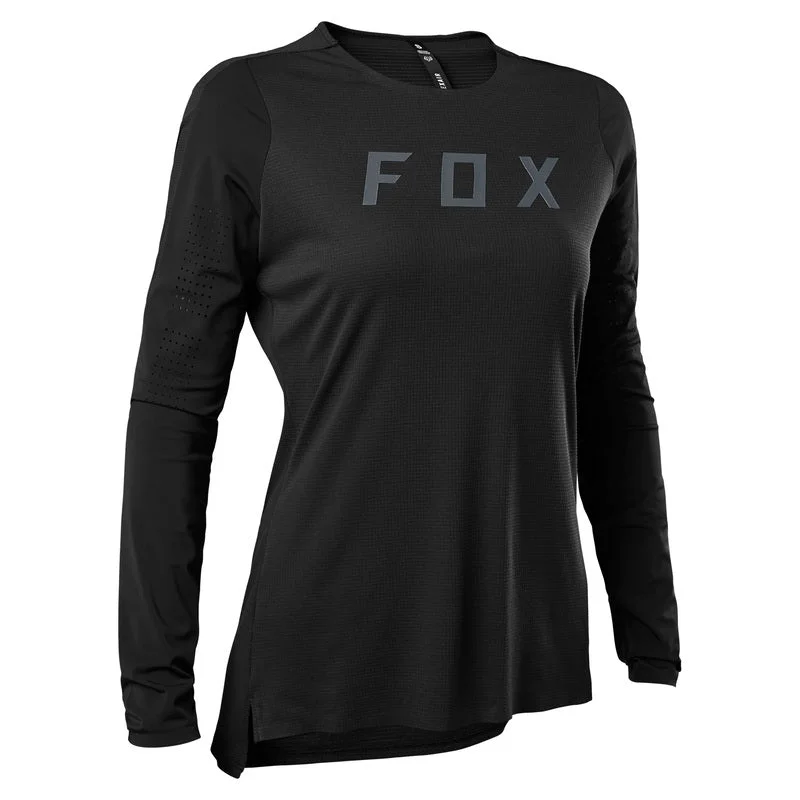 Fox Racing Flexair Pro Long Sleeve MTB Jersey - Womens - Black - 2023