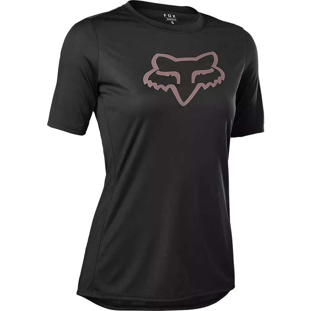 Fox Racing Ranger Foxhead Short Sleeve MTB Jersey - Womens - Black