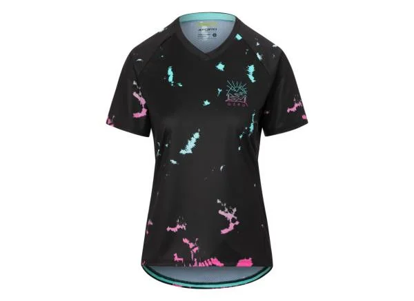 Giro Roust Short Sleeve MTB Jersey - Womens - Black Ice Dye