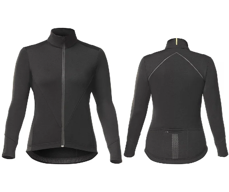 Mavic Sequence Merino Thermo Long Sleeve Road Jersey - Womens - Black