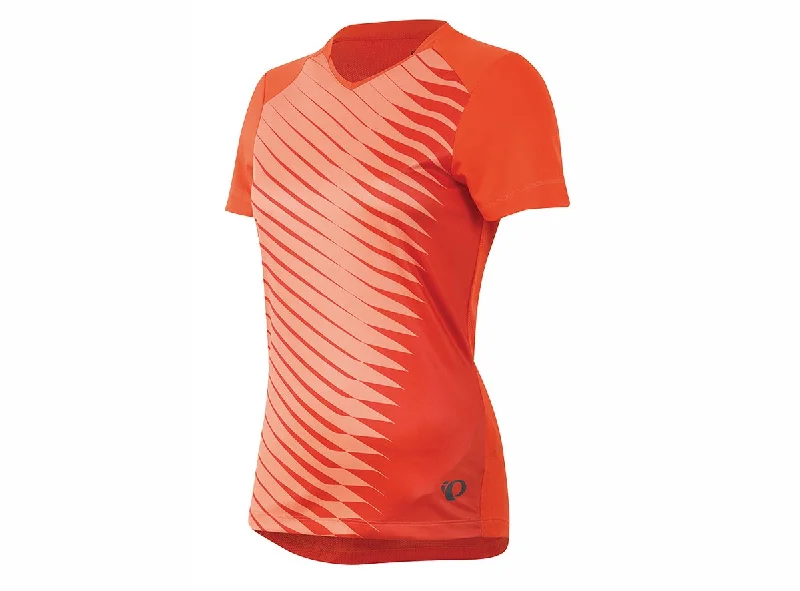 Pearl Izumi Launch Short Sleeve MTB Jersey - Womens - Mandarin Red