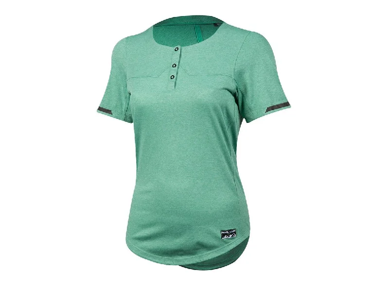 Pearl Izumi Versa Short Sleeve Henley Jersey - Womens - Green Spruce