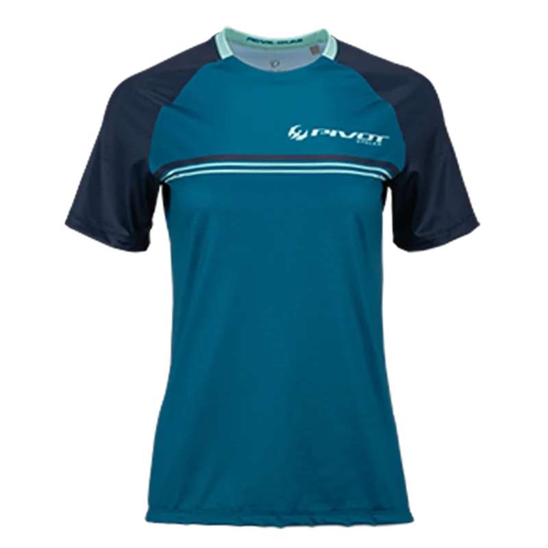 Pivot Peahi Short Sleeve MTB Jersey - Womens - Blue