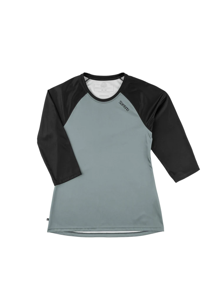 Sombrio Spruce 2 3/4 Sleeve MTB Jersey - Womens - Stormy