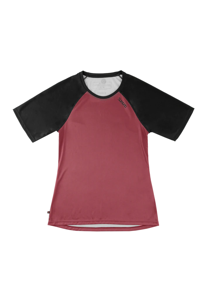 Sombrio Spruce Short Sleeve MTB Jersey - Womens - After Ride Wine