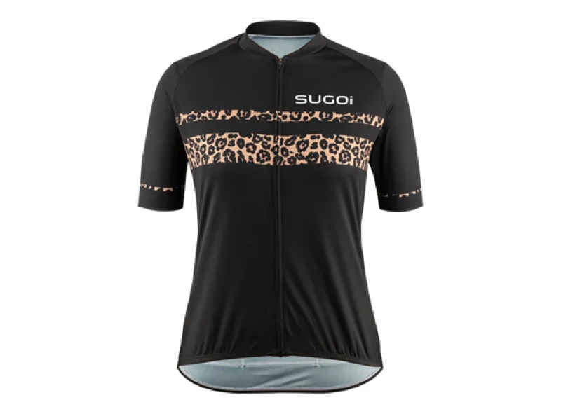 Sugoi Evolution Zap 2 Short Sleeve Jersey - Womens - Black-Leopard