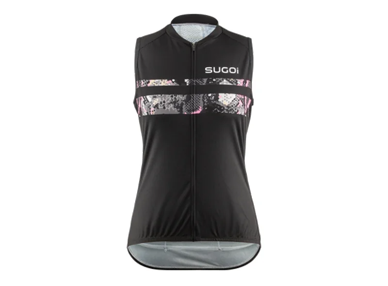 Sugoi Evolution Zap Sleeveless Jersey - Womens - Black-Snake