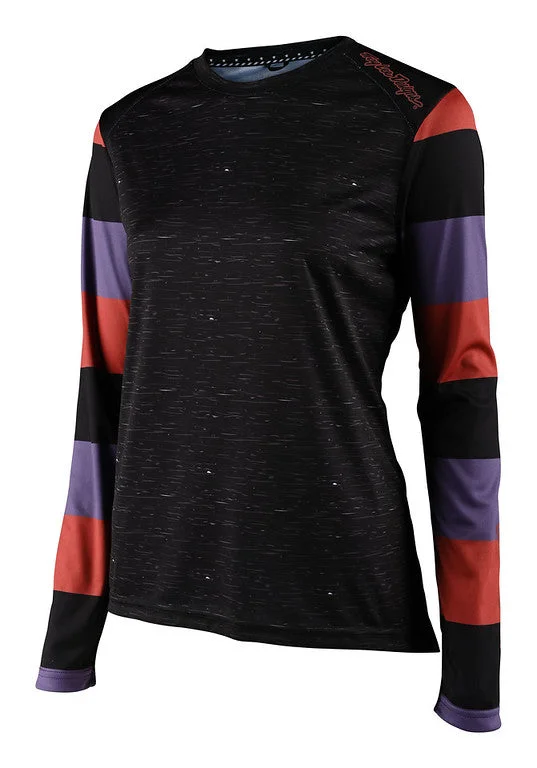 Troy Lee Designs Lilium Long Sleeve MTB Jersey - Womens - Rugby - Black