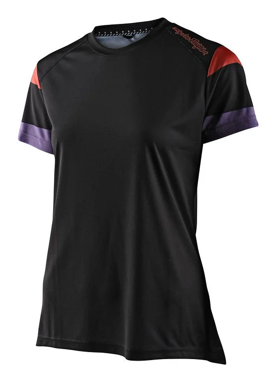 Troy Lee Designs Lilium Short Sleeve MTB Jersey - Womens - Rugby - Black