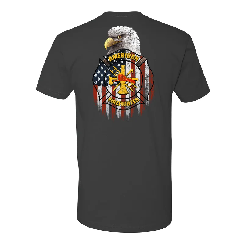 Embroidered Women T Shirt with Intricate DetailsAmerican Firefighter Premium T-Shirt