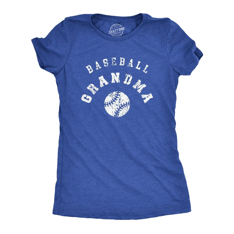 Crew Neck Women T Shirt with a Timeless DesignBaseball Grandma Women's T Shirt