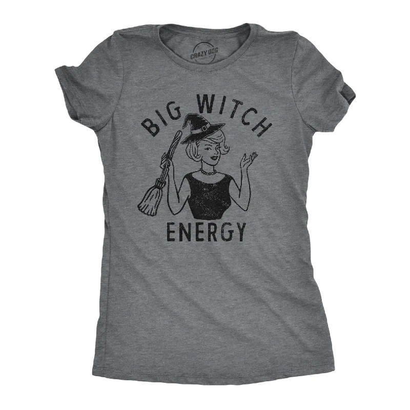 Pocketed Women T Shirt for Added FunctionalityBig Witch Energy Women's T Shirt