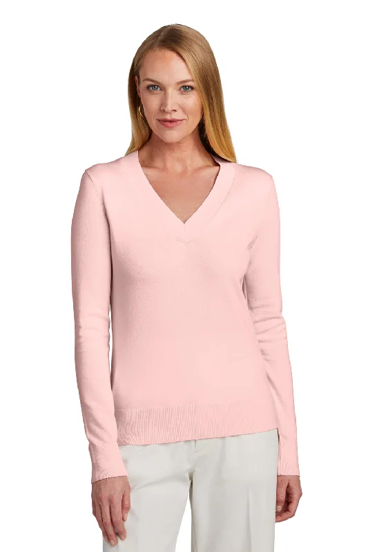 Mock Neck Women's Alpaca Wool Sweaters in Earth TonesBrooks Brothers Womens Long Sleeve V-Neck Sweater - Pearl Pink