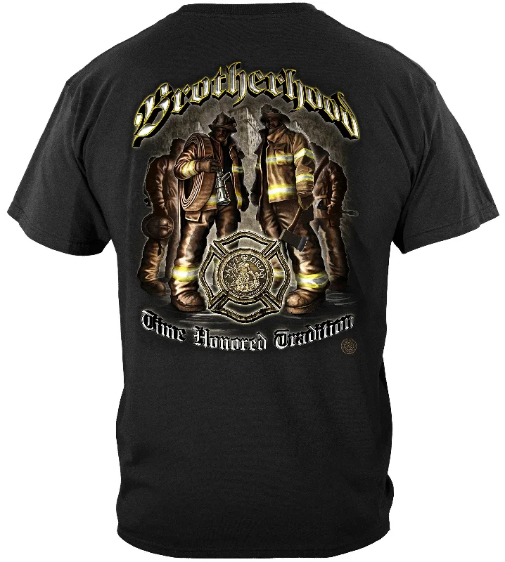 V - Neck Women T Shirt to Enhance the NecklineBrotherhood-Honored Tradition