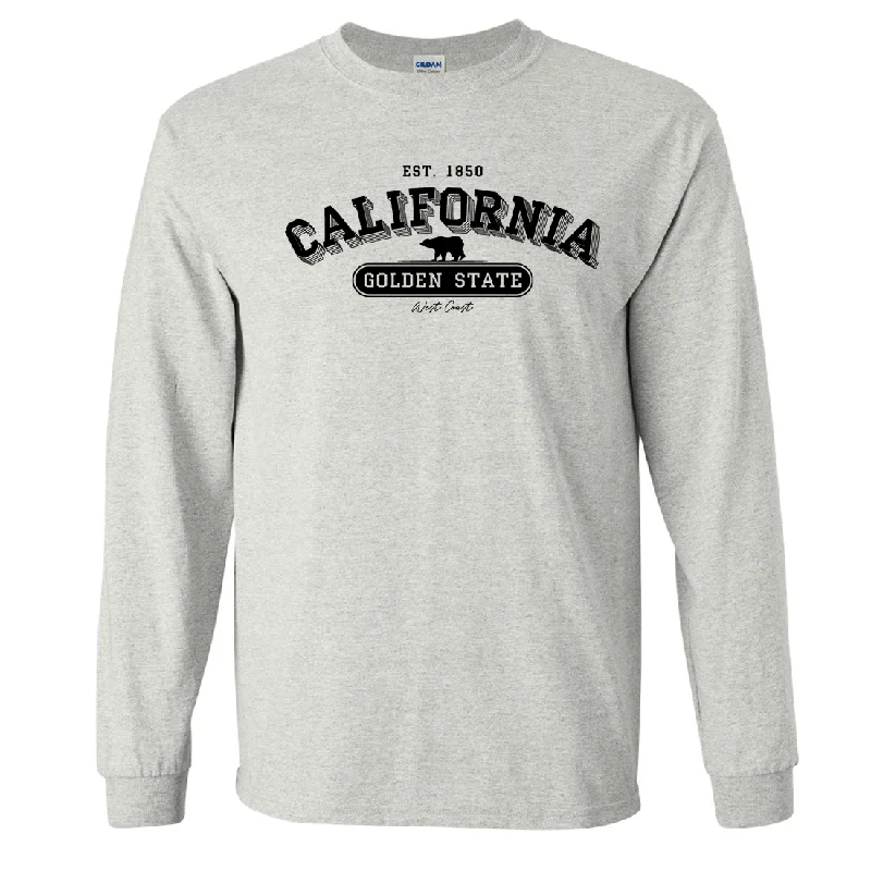 Sheer Women T Shirt for a Stylish and Alluring LookCalifornia Golden State 1850 Long Sleeve Shirt