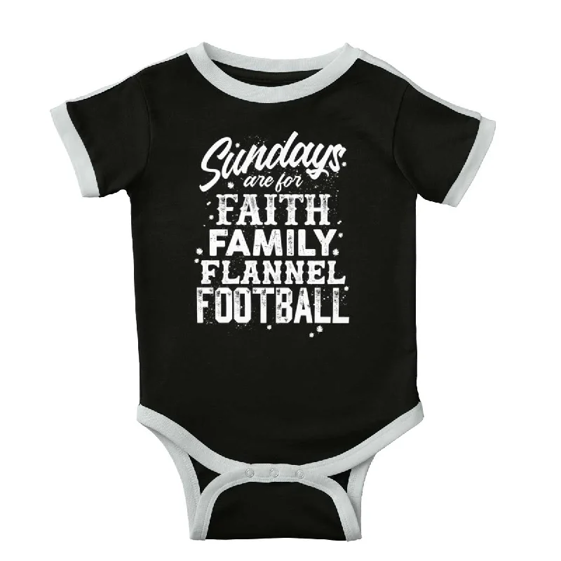 Sleeveless Women T Shirt for Summer ComfortFaith Family Football Ringer Romper Bodysuit