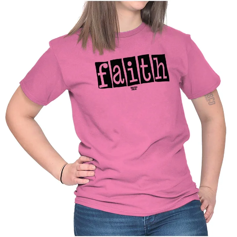 Embroidered Women T Shirt with Intricate DetailsFaith T Shirt