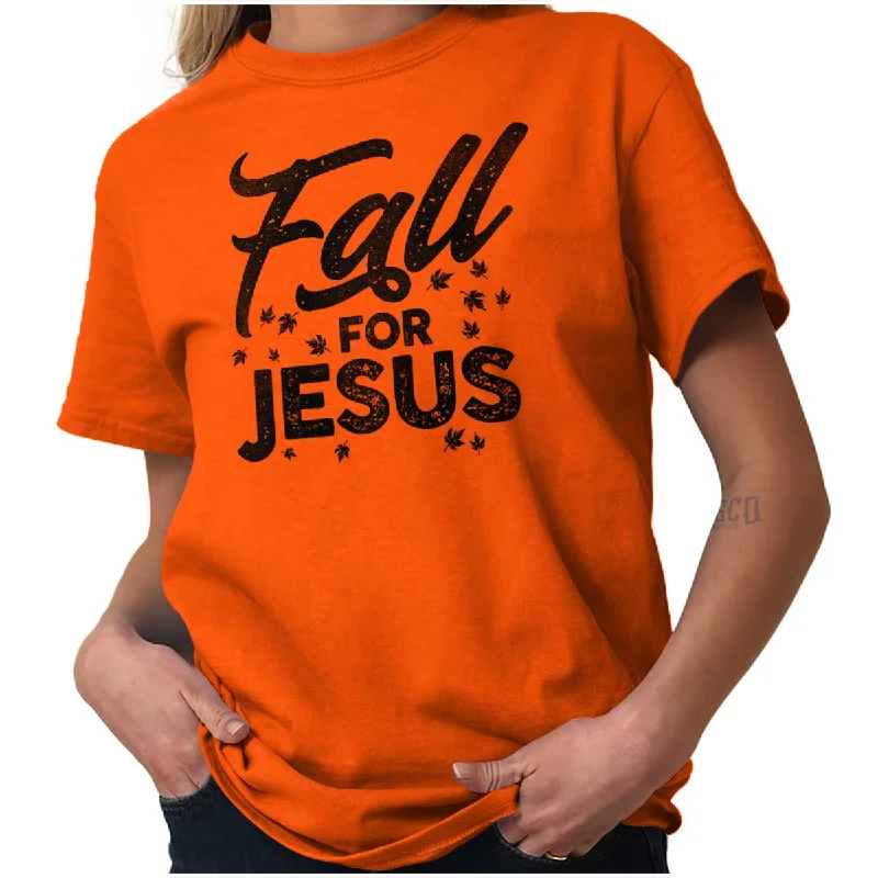 Moisture - Wicking Women T Shirt for Active LifestylesFall for Jesus T Shirt