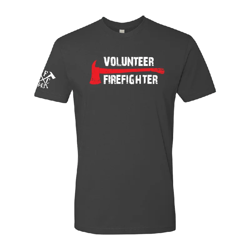 Pocketed Women T Shirt for Added FunctionalityFFC 343 Volunteer Firefighter Axe Premium T-Shirt