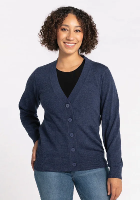 Women's Long Sleeve Turtleneck Cashmere SweatersGia Sweater - Twilight Storm