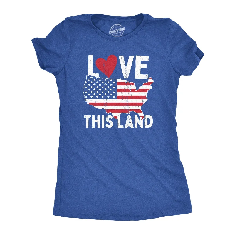 Embroidered Women T Shirt with Intricate DetailsLove This Land Women's T Shirt