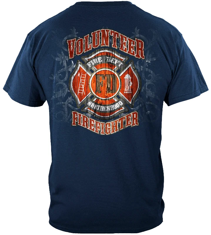 Graphic Print Women T Shirt for a Trendy StatementVolunteer Firefighter - Brotherhood T shirt