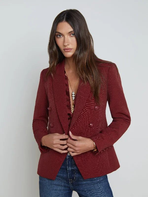 Women's Belted Blazers in Camel Color for a Sophisticated OutfitKenzie Blazer