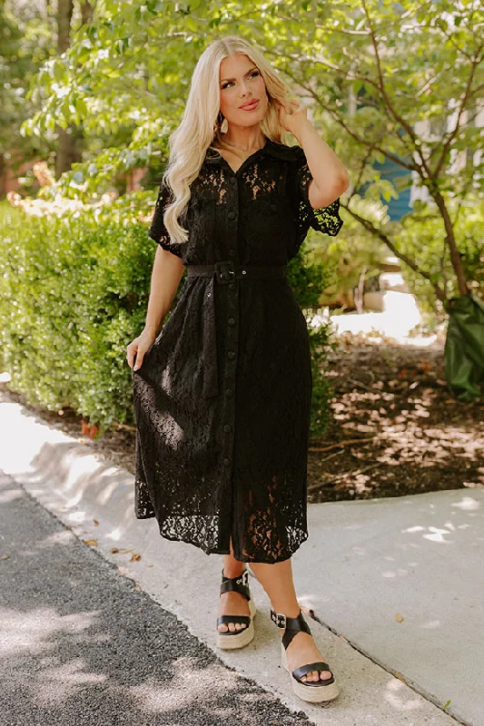 Halter Neck Women Dress to Show Off the Shoulders and NecklineFor The Love Of Lace Button Down Midi Curves