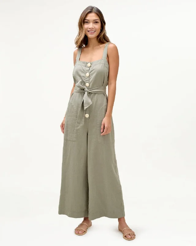 Empire Waist Women Dress to Accentuate the Bust and Conceal the WaistMary Lawless Lee x Splendid Button Jumpsuit