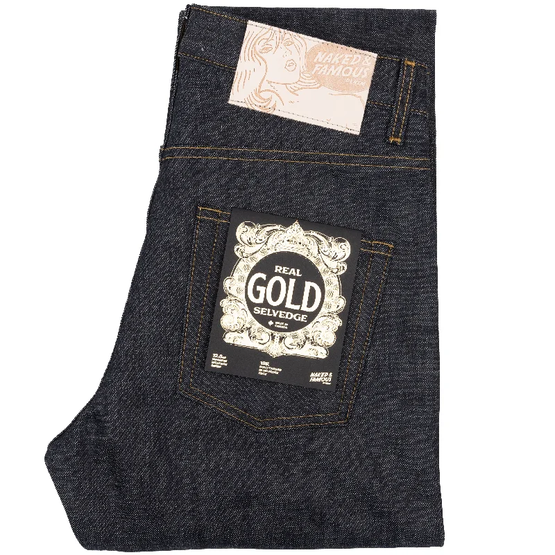 Acid - wash women jeans with a retro finishEasy Guy - Deadstock Real Gold Selvedge