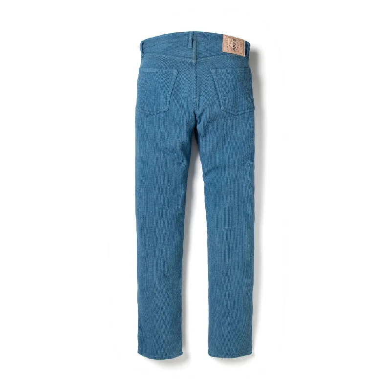 Studio D'Artisan "Awa-Ai" Natural Indigo Sashiko Pants (Regular Tapered)