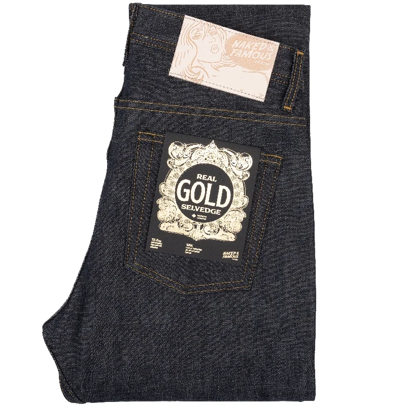 Skinny women jeans with a form - fitting designWeird Guy - Deadstock Real Gold Selvedge