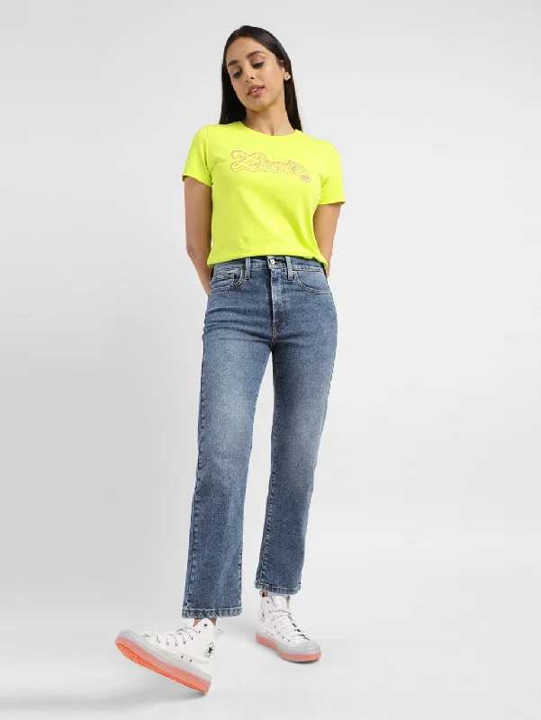 Straight - leg women jeans with a classic and timeless appealWomen's Mid Rise Wedgie Straight Fit Jeans