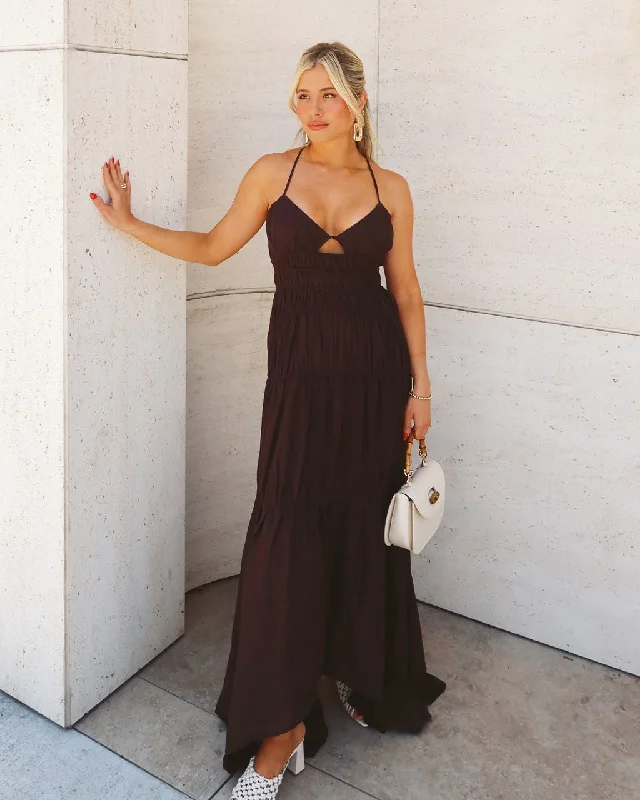 Off - the - Shoulder Women Dress for a Romantic and Feminine LookLovers Spell Tiered Maxi Dress