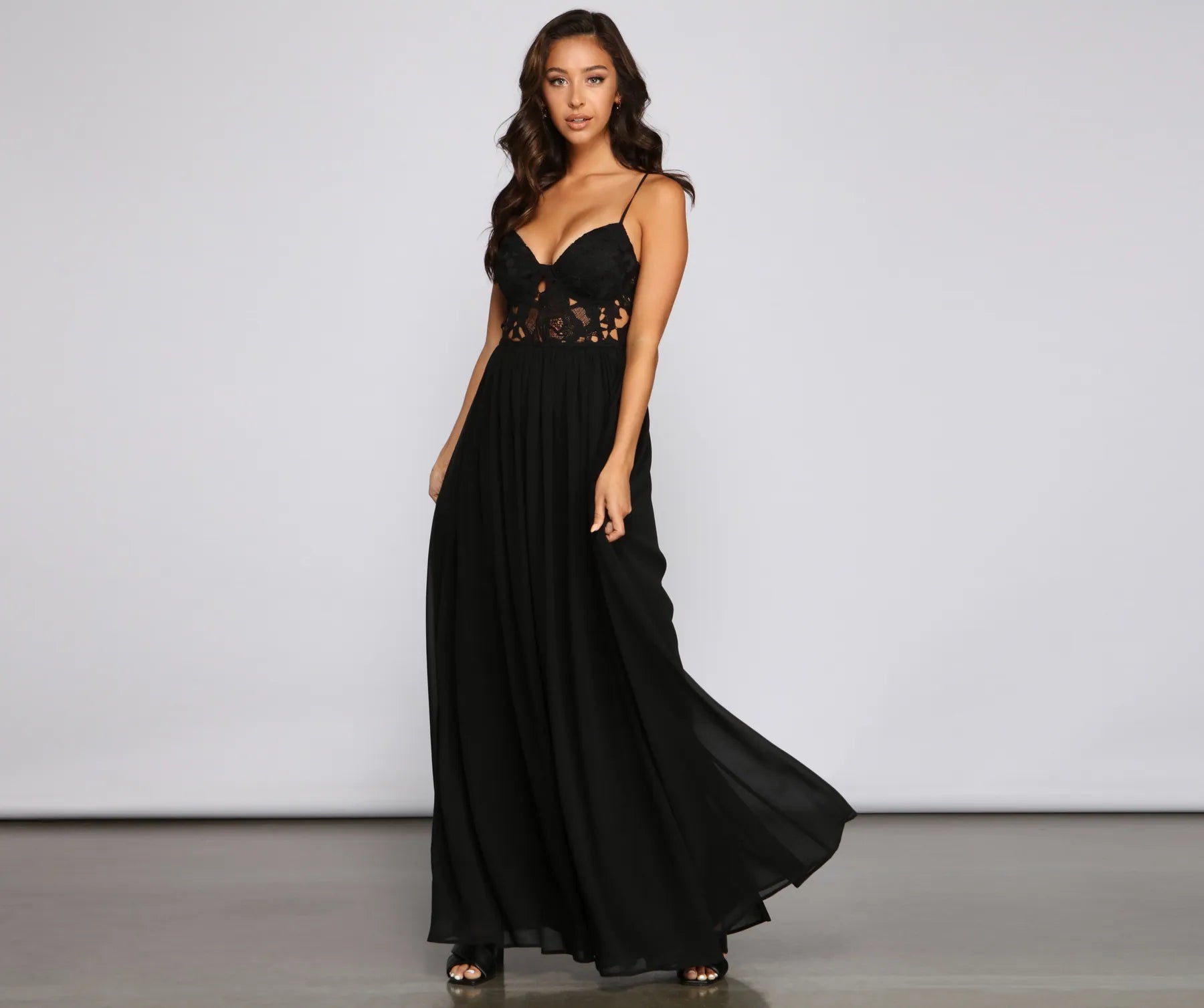 Empire Waist Women Dress to Accentuate the Bust and Conceal the WaistMaia Formal Embroidered A-Line Dress