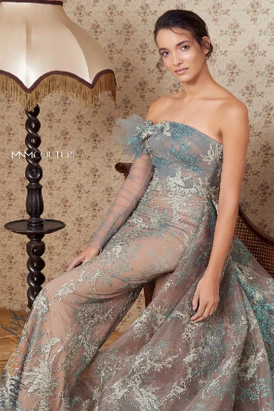 Mermaid - Style Women Dress with a Fitted Silhouette for Special OccasionsMNM Couture N0358