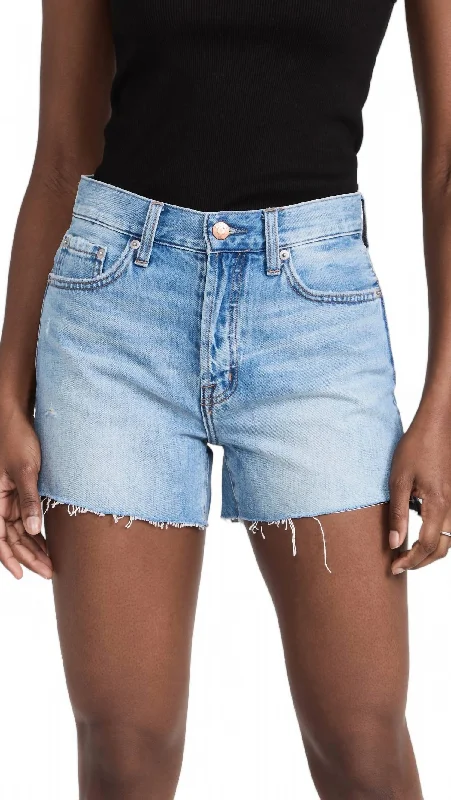 Twill Women Shorts with a Smooth Texture and DurabilityConnor Short In Solstice Vintage