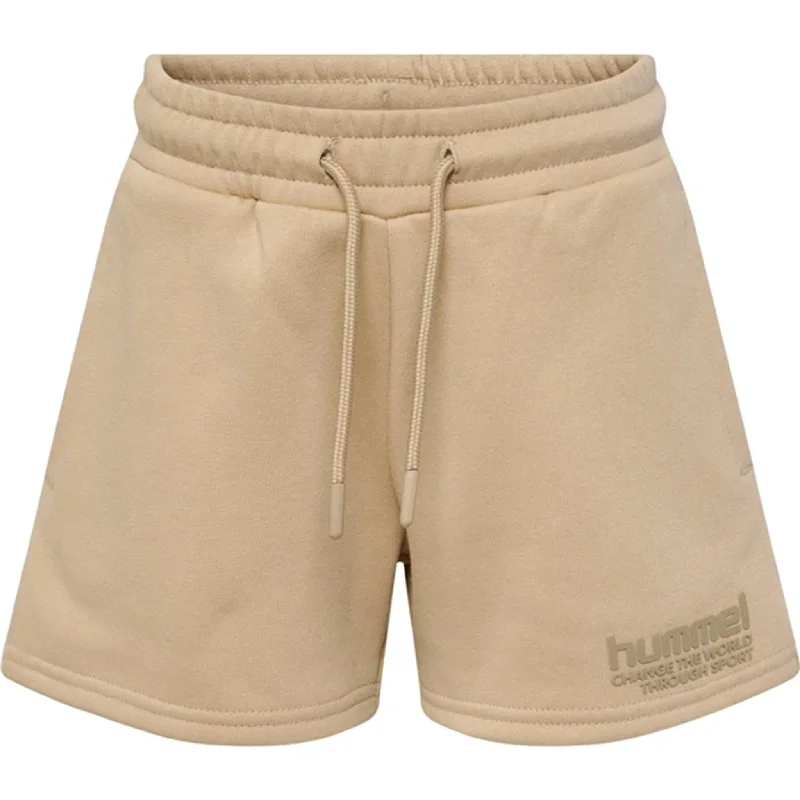 Twill Women Shorts with a Smooth Texture and DurabilityHummel Irish Cream Pure Shorts