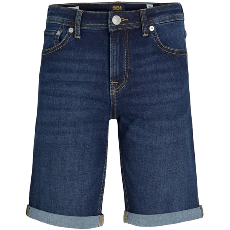 Denim Women Shorts with Distressed Details for a Casual VibeJack & Jones Junior Blue Denim Original Rick Shorts 550